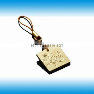 Jewelry custom metal logo pendant tag