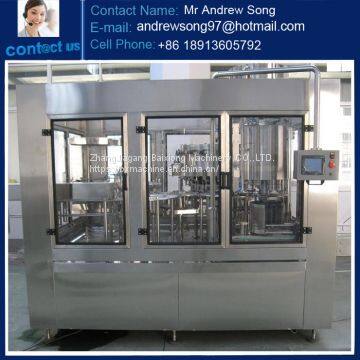 Carbonated Beverage Filling Machine 3in1, Gas Juice Filling Machine, Washing Filling Capping Machine