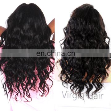 Virgin brazilian straight hair full lace wig human hair brazilian