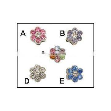 2010 fashion flower slide charm