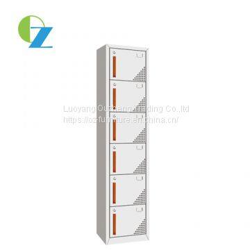 Commercial Furniture 6 Door Steel Clothing Locker Storage Cabinet Metal Gym Locker photo-2