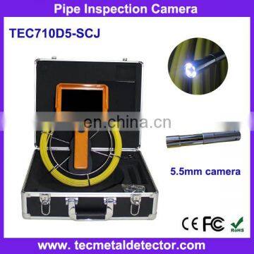 Handheld pipe inspections and surveys drain camera with 7 inch screen TEC710D5-SCJ