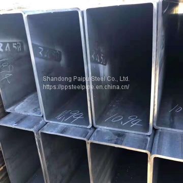 Black Steel Square Tube Square Metal Tubing For Sale Powder Coat Perforated