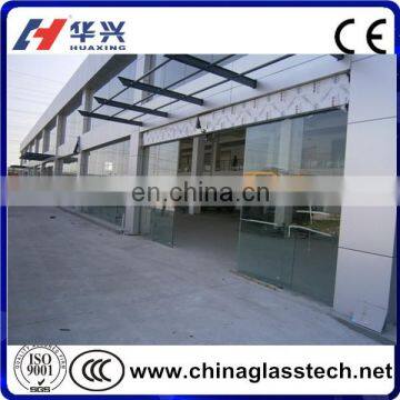 Cuctomized frame laminated glass panel garage door