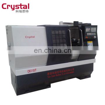 Flat bed CK6150T CNC Lathe turning machine with high precision bearing