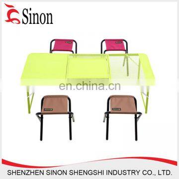 Outdoor extendable aluminum folding table