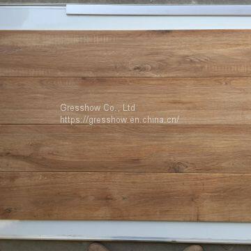 1200x200 Glazed Rustico Red Orange Wood Grain Ceramic Tile