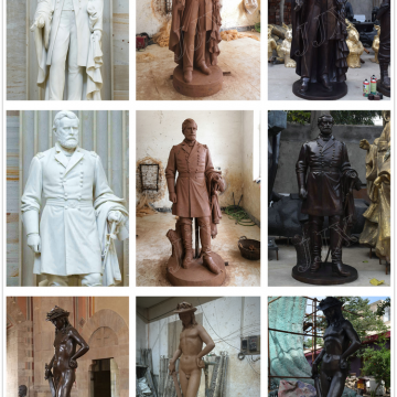 Bronze Brass Statue of Celebrity Famous Men From Chinese Bronze Statue factory