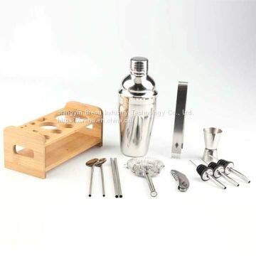 High Quality Stainless steel cocktail Shaker Bartender Tools Bar Set