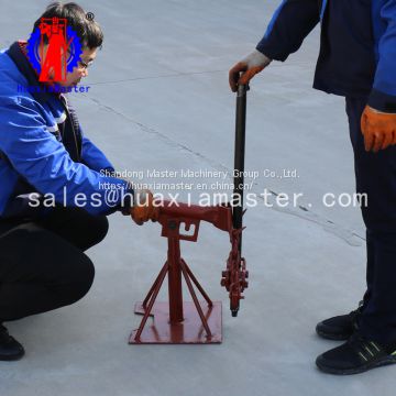 QTZ-2 portable sampling drilling rig 10M soil drilling rig Gasoline impact sand reconnaissance equipment