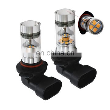 2x 100W 9006 HB4 High Power 3000K Amber Orange LED Fog Lights Bulbs w#3 NEW