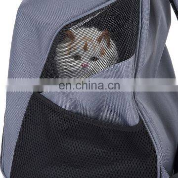 High Quality Luxury Custom Foldable Cat Backpack Carrier Bubble Pet Travel Pet Carrying Backpack photo-4