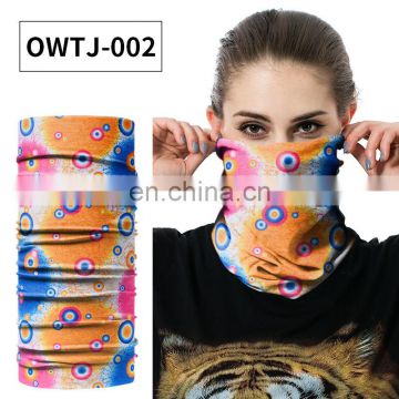 Cheap Custom Bandana Printing Multi-Purpose Tube Waterproof Neck Tubular Scarf 24styles ready to ship