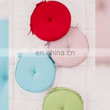 Home Decor Cyclic Breathable Solid color Light Green Round Chair Pad Seat Cushion Pad