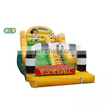 Polish football inflatable dry slide for sale