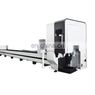 Jinan 1000w CNC Tube Fiber Metal Laser Cutting Machine For Metal Steel Pipe