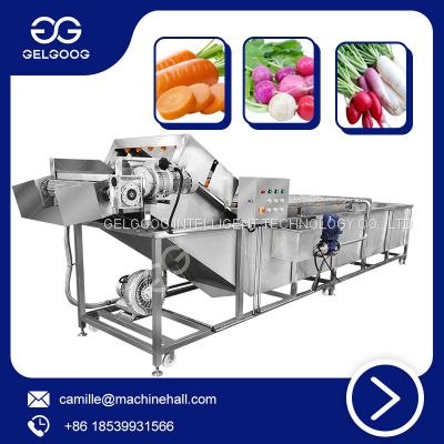 Potato Washing Machine Bubble Vegetable Cleaning Machine Tomato Bubble Washing Line