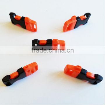 5 Pcs 5/8" Emergency Survival Side Release Whistle Buckles For Paracord Bracelet