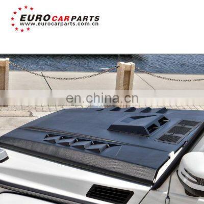 Engine Hoods W463 Gclass G500 G550 G350d FRP Material Bonnets WD Style Scoop Bonnet 1990-2018y Car Hood Bonnet