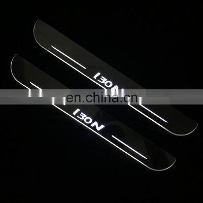 Led Door Sill Plate Strip Welcome Light Pathway Accessories for hyundai i30n dynamic sequential style