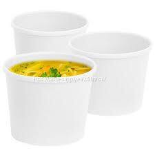 brown packaging containers paper bowls for soup takeaway compostable soup containers