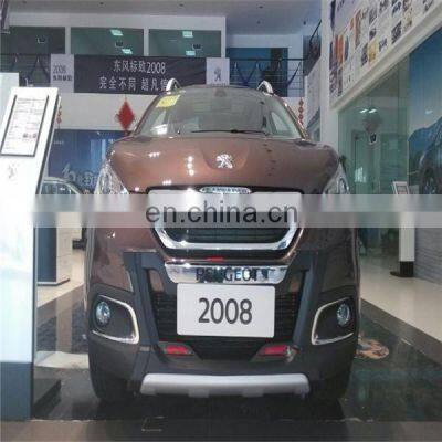 Auto ABS Car Front and Rear Bumper Guard for PEUGEOT 2008 Bumper Protector