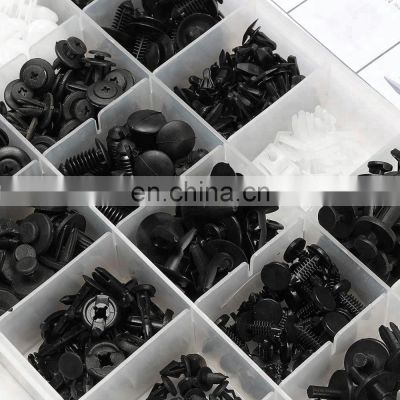 415pcs 18 Models Car Retainer Push Fastener Pin Driver Rivet Trim Panel Clips For Car