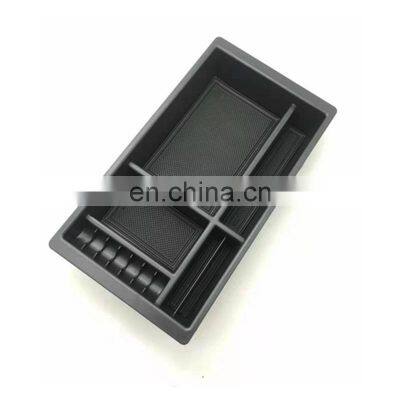 Interior Accessories Parts Silicone Armrest Rest Storage Box Center Control Console Organizer Tray For Gmc Sierra 1500 2014-2019 photo-5