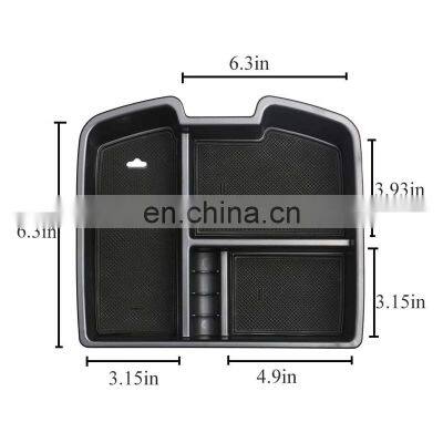 Interior Accessories Parts Silicone Armrest Rest Storage Box Center Control Console Organizer Tray For Chevrolet Suburban 2007 photo-2