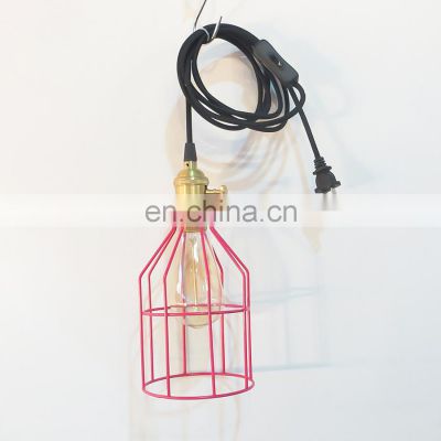 Vintage Lamp Socket Open Style Bird Cage Lighting Fixture Lamp Kit