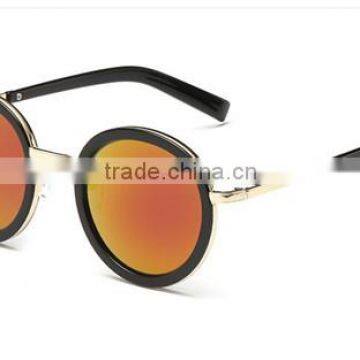 Men Women Revo Vintage Shade Round Lens Reflective Mirror Out Door Sunglasses photo-4