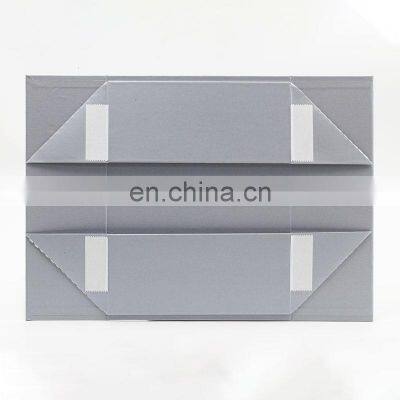 Custom Brand Luxury Silver Art Paper Magnificent Quality Magnetic Closure Gift Packing Box photo-3