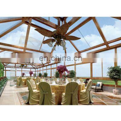 High quality aluminium glass garden house factory prices