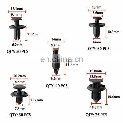 635Pcs Car Push Retainer Clips&Auto Fasteners Assortment Clips Rivet Bumper Screw Buckle Fender Rivets Kit photo-5