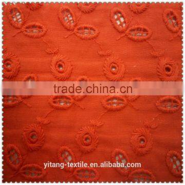 embroidered cotton garments fabric