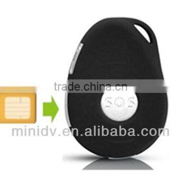 60000 locations Two-way Talking falling down dection keychain Mini GPS Tracker with SOS Function, Support E-mail Alarm