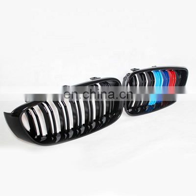 M color double slat line grill for BMW 3 series GT F34 bumper grill ABS high quality kindly grill for BMW GT F34 2012-2020