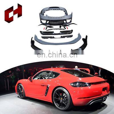 Ch Brand New Material Side Skirt Grille Bumper Taillights Front Splitter Body Kits For Porsche 718 2016-2018 To Gts