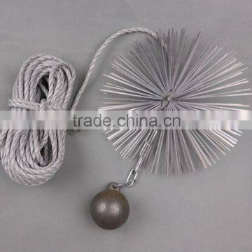 Chemney brush , steel wire brush , chimney brush with steel ball