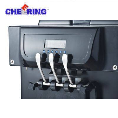 High Quality Snack Food Machinery 3 Flavors Soft Ice Cream Machine photo-3