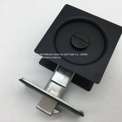 Black Color Square Shaped Sliding Door Lock photo-3