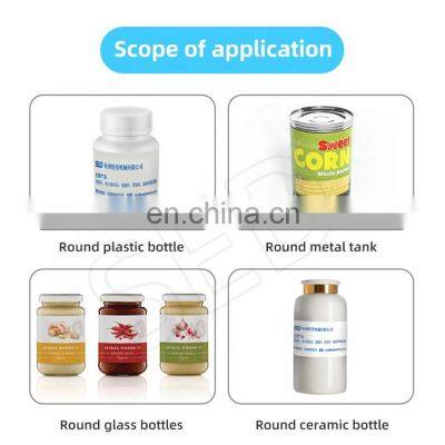 SED-200YT Round Bottle Single Side Labeling Machine With Ribbon Coding Device