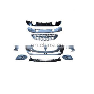 Modified parts front bumper with grille body kits for OP EL CORSA OPC 2016-