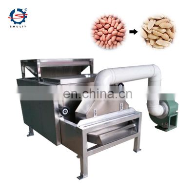 High Quality Cocoa Peeling Half Cutting Roasted Peanut Separating Machine