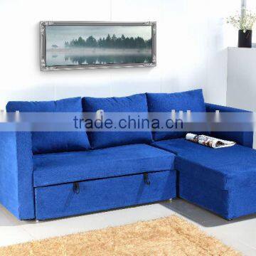 Noble Fabric Corner Sofa Bed Furniture