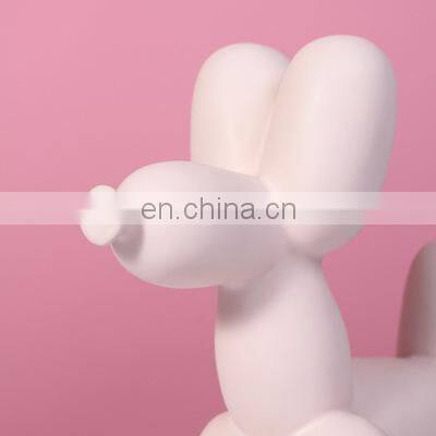 Creative Wedding Dog Rabbit Childhood Birthday Gift Animal Art Cute Balloon Dog Handmade Ceramic Sculpture Decoration photo-2