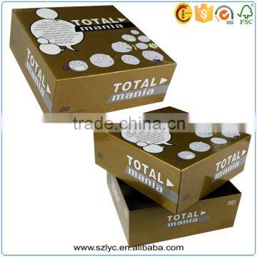 OEM lower cost top and bottom Cardboard gift packing box
