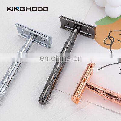 Wholesale Face And Body Hair Shave Metal Double Edge Razor Blade Safety Razor