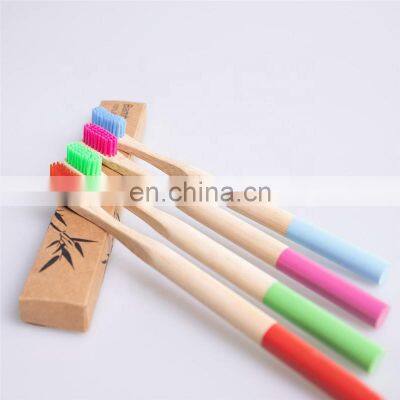 New Products Eco Friendly Round Handle Bamboo Toothbrush Manufacturer photo-4