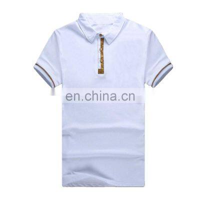 Wholesale Custom Design High Quality Plain Mens Golf Lapel Polo Shirt for Sports Men Casual Smart Embroidered